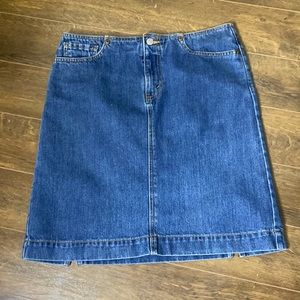 VINTAGE 515 LEVI’s USA Classic 5 Pocket Boho  Midi Pencil Skirt